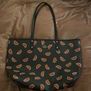 Coach watermelon tote (carried 2x)
